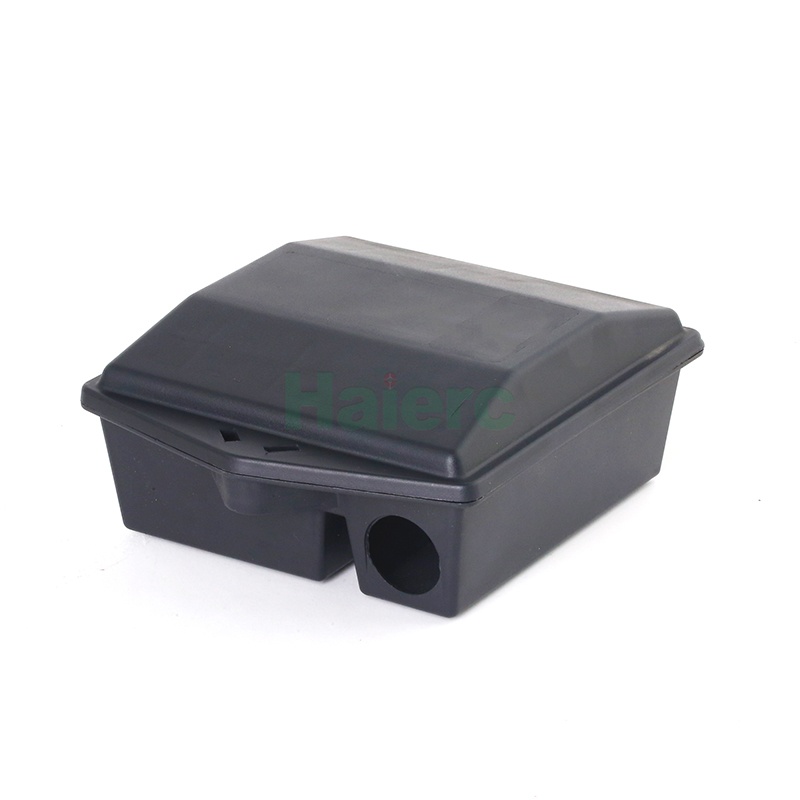 >Haierc Black Rat Stations with Keys, Reusable Mouse Bait Stations, Heavy Duty Bait Boxes, Mice Bait Stations Box, Keeps Children and Pets Safe Indoor & Outdoor